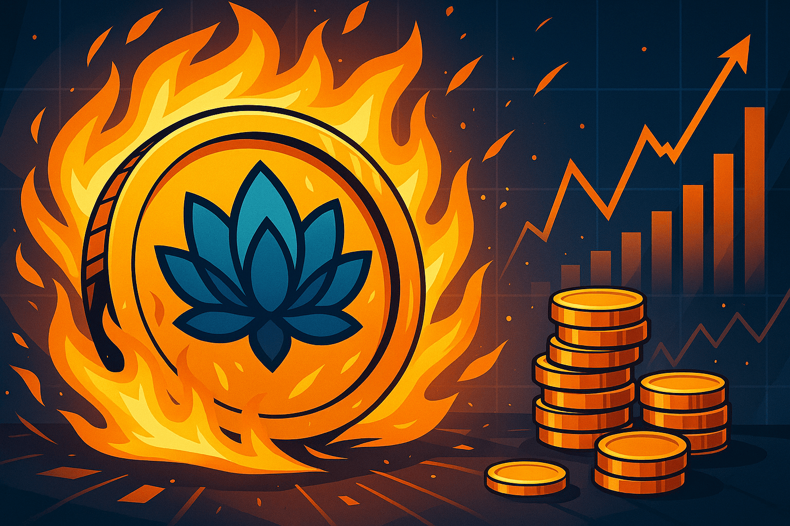 Quema 1 Millón de $BLDT: BlueLotusDAO Impulsa su Token y Llama a Nuevos Inversores
