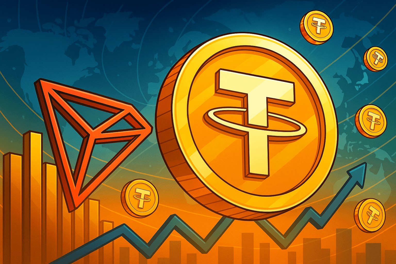 Tron Se Afianza como Líder en la Distribución de USDT.