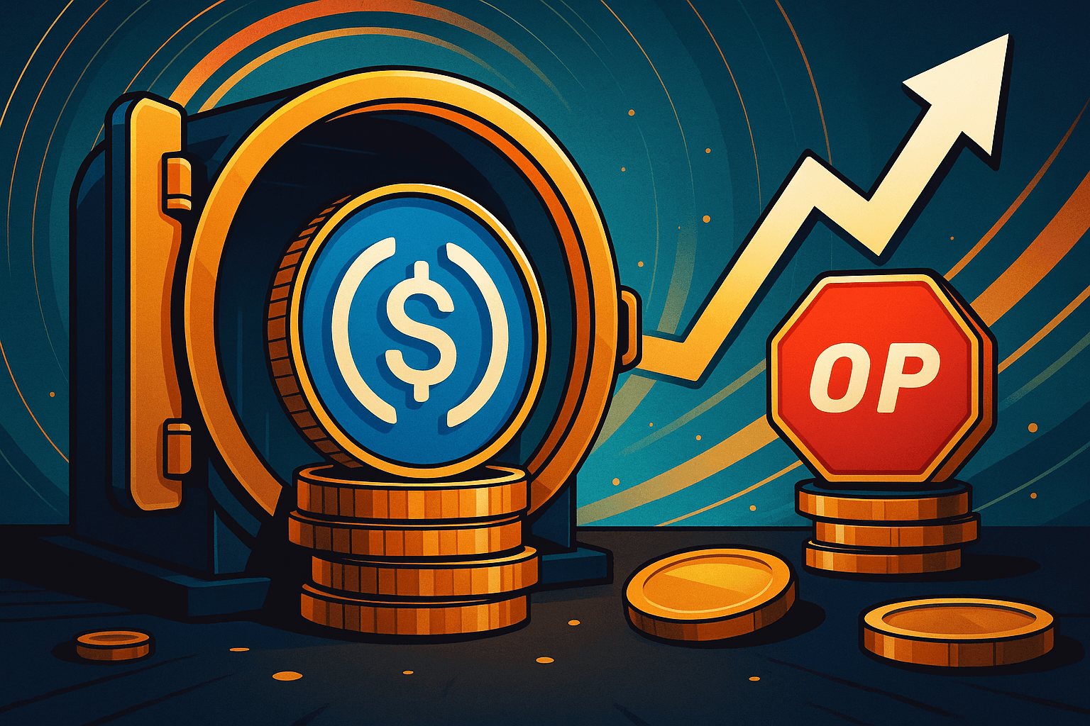 Moonwell Lanza Bóveda USDC con Recompensas en Optimism.
