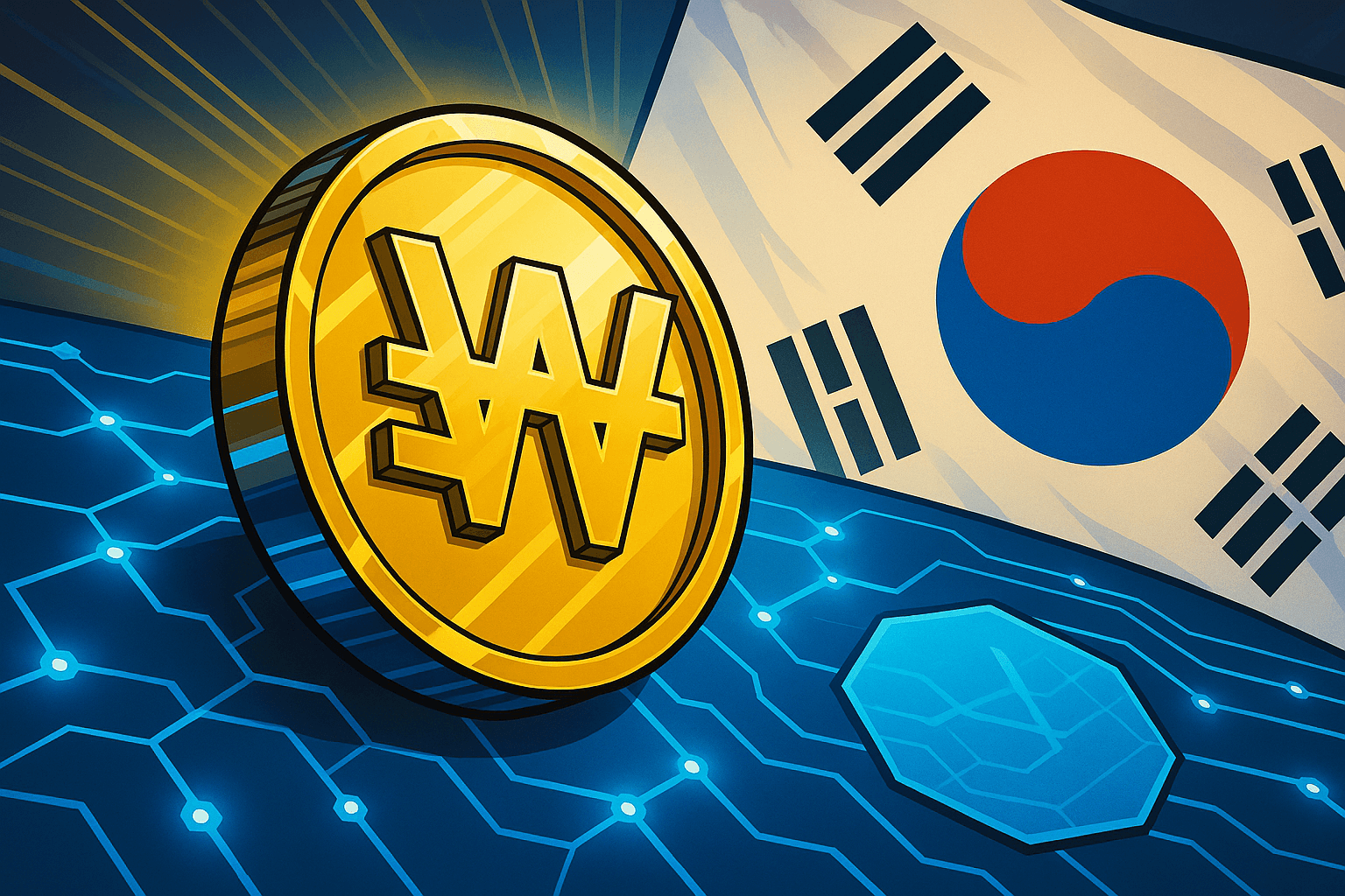 Corea del Sur Explora una Stablecoin Vinculada al Won.