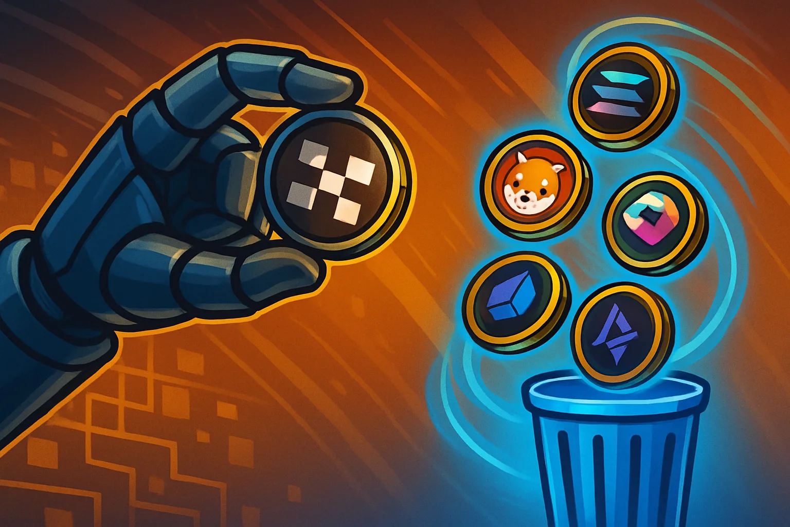 OKX Retira Cinco Altcoins de su Plataforma