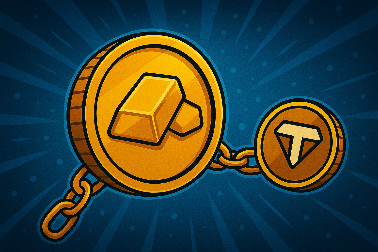 Tether lanza XAUt0, un stablecoin de oro omnichain en la red TON
