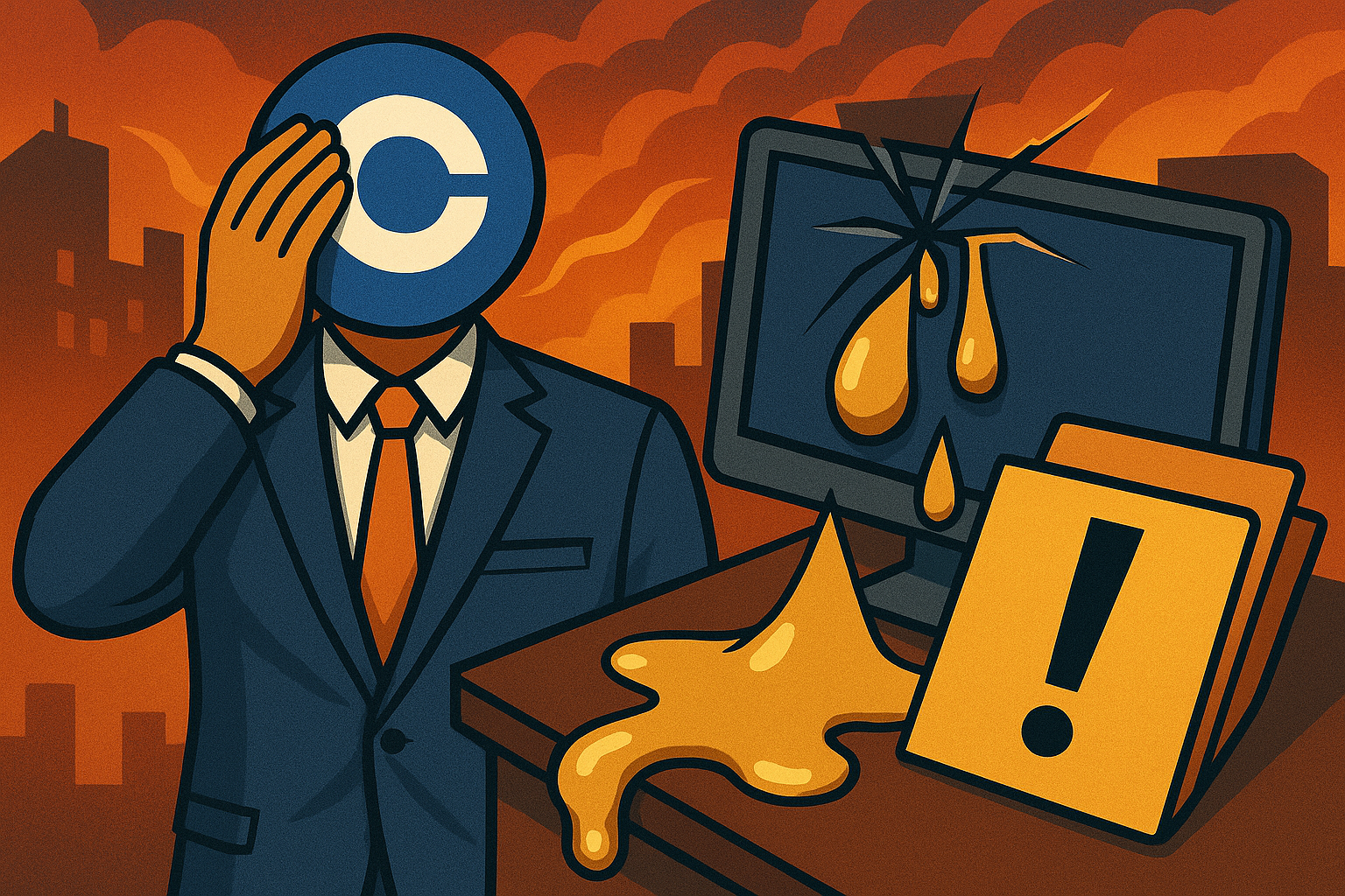 Coinbase enfrenta escándalo tras ocultar filtración de datos