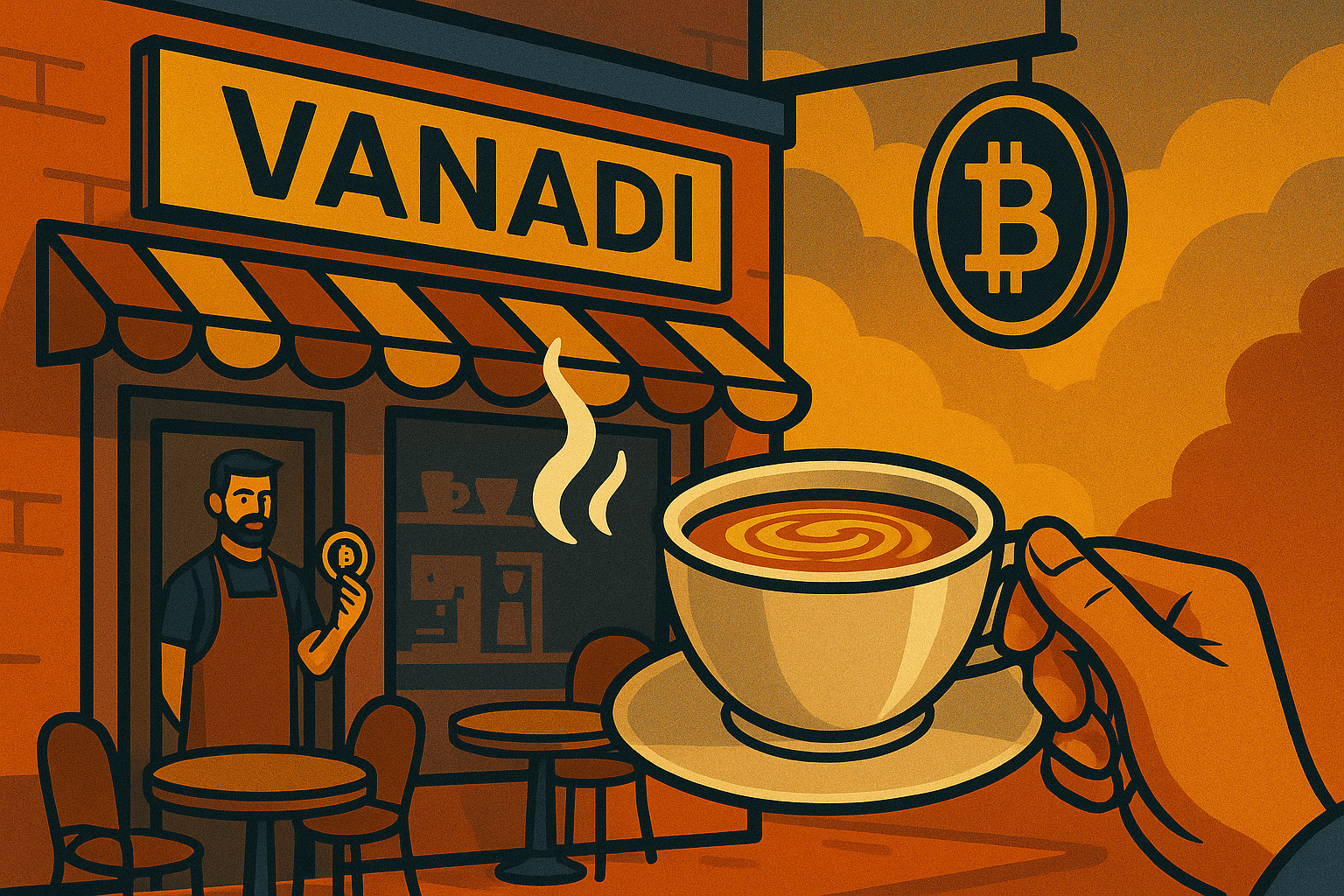 Vanadi, la cafetería española que apuesta por Bitcoin