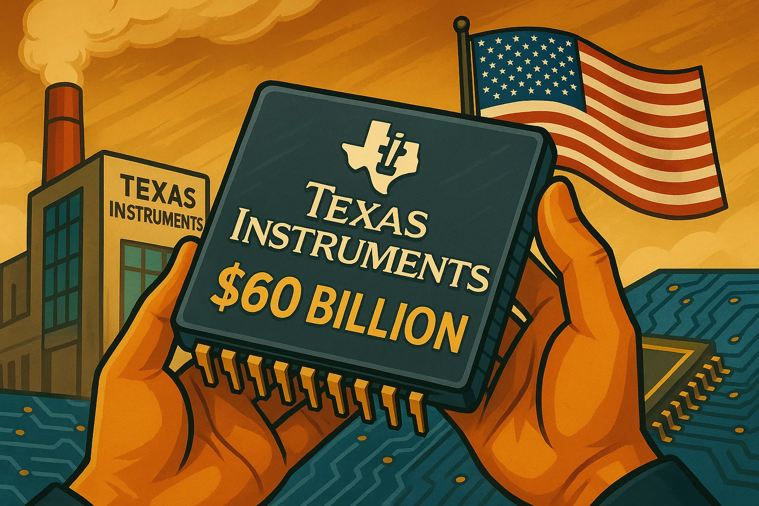 Texas Instruments Invierte $60 Mil Millones en Fabricación de Chips en EE.UU.