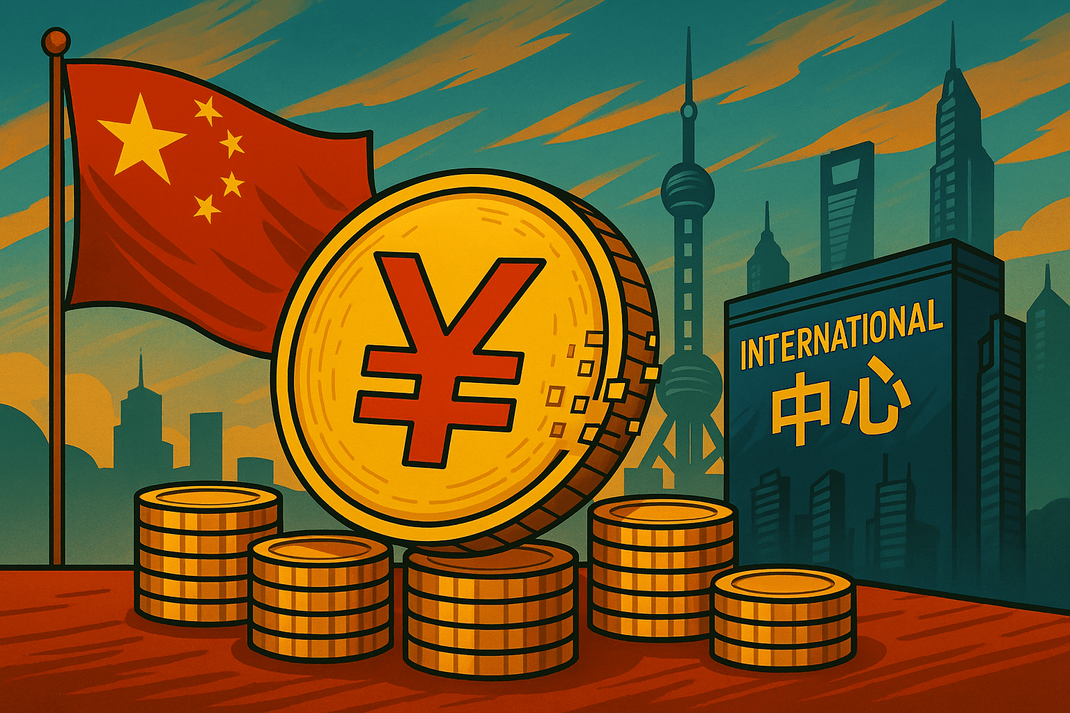 China Impulsa el Yuan Digital con un Centro Internacional en Shanghái