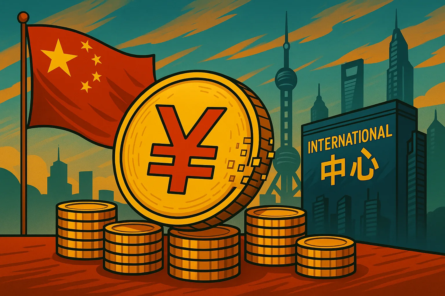 China Impulsa el Yuan Digital con un Centro Internacional en Shanghái