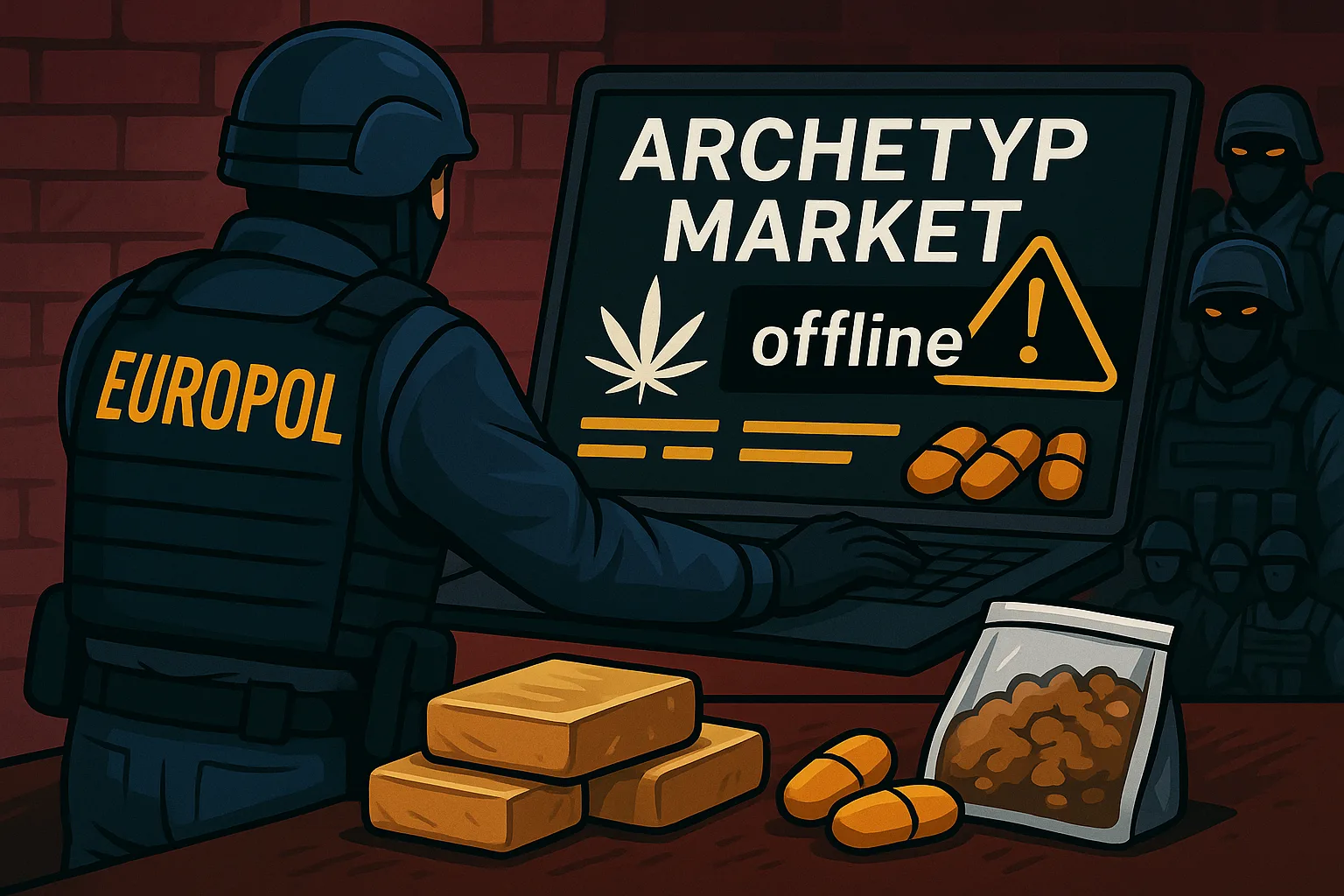 Europol Desmantela Archetyp Market, la Mayor Red de Narcotráfico en la Dark Web